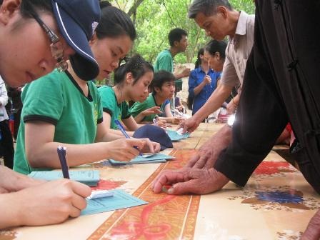 Hơn 300 người dân nghèo được khám bệnh miễn phí    - 1