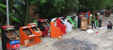 Tiêu hủy 133 máy đánh bạc ăn tiền - 1 Tiêu hủy 133 máy đánh bạc ăn tiền - 1