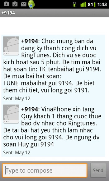 Vinaphone buộc khách hàng sử dụng dịch vụ nhạc chờ - 1
