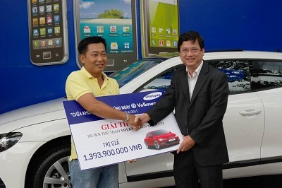 Mua “dế” Samsung Galaxy trúng “xế” thể thao VW Scirocco đầu tiên - 2 Mua “dế” Samsung Galaxy trúng “xế” thể thao VW Scirocco đầu tiên - 2