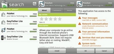 Biến điện thoại Android thành modem để kết nối Internet trên PC - 1 Biến điện thoại Android thành modem để kết nối Internet trên PC - 1