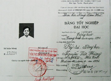 Kỷ luật đảng Chủ tịch Công đoàn cao su dùng bằng giả - 1