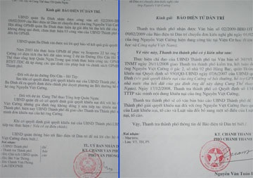 Trả lời khiếu nại của ông Nguyễn Việt Cường - 1 Trả lời khiếu nại của ông Nguyễn Việt Cường - 1