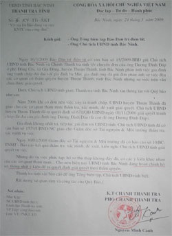 Trả lời kiến nghị của ông Dương Đình Đáp - 1 Trả lời kiến nghị của ông Dương Đình Đáp - 1