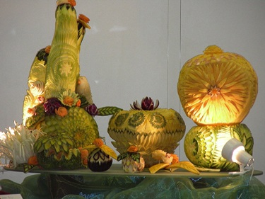 Tác phẩm nghệ thuật từ rau củ - 1