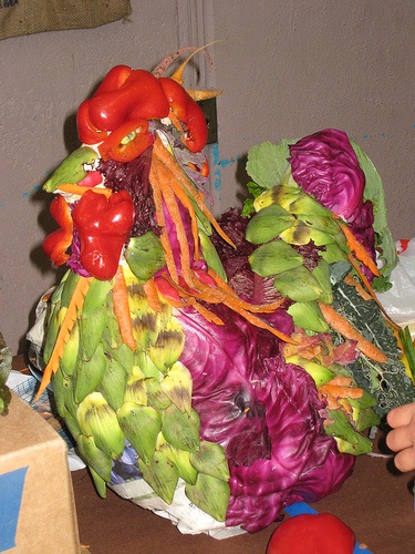 Tác phẩm nghệ thuật từ rau củ - 2
