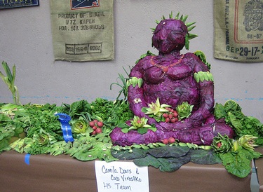 Tác phẩm nghệ thuật từ rau củ - 8