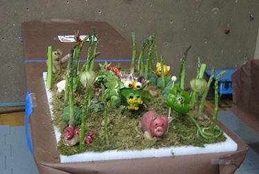 Tác phẩm nghệ thuật từ rau củ - 10