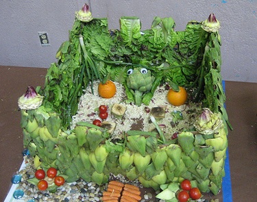 Tác phẩm nghệ thuật từ rau củ - 11