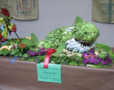 Tác phẩm nghệ thuật từ rau củ - 14