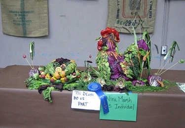 Tác phẩm nghệ thuật từ rau củ - 15