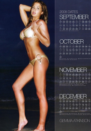 Bộ lịch “nóng” của người đẹp Gemma Atkinson  - 2