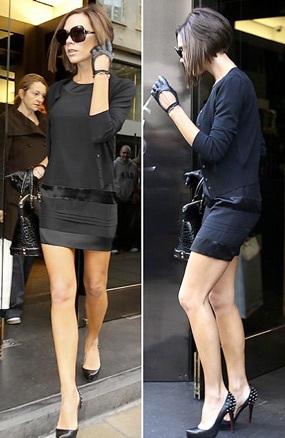 Vic diện váy “siêu ngắn” dưới trời 10ºC - 1 Vic diện váy “siêu ngắn” dưới trời 10ºC - 1