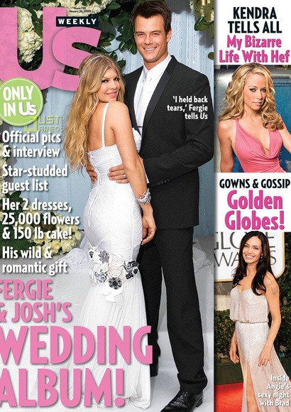 Tạp chí Us hé lộ ảnh cưới của Fergie - 1