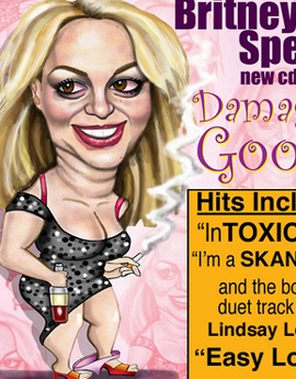 Britney Spears vào tranh biếm họa - 9