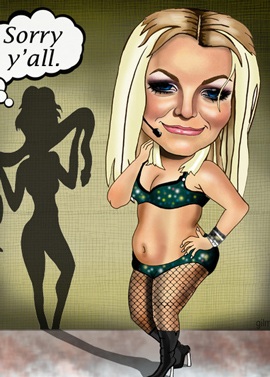 Britney Spears vào tranh biếm họa - 5