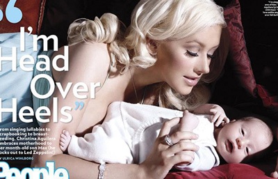 Christina Aguilera khoe con - 1