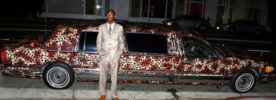 Mel B “chơi ngông” bằng xe họa tiết da báo - 3