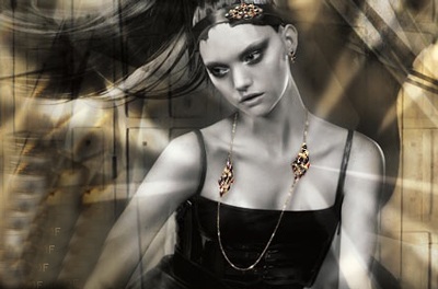 “Búp bê” Gemma Ward quảng cáo cho pha lê Swarovski - 1
