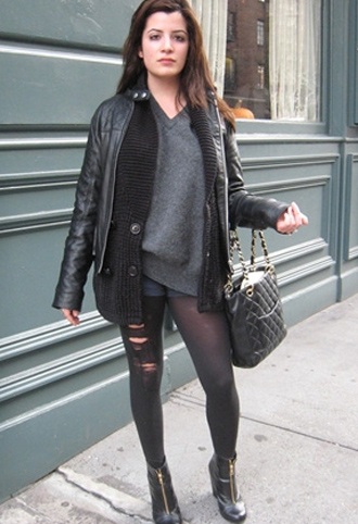 Mốt tất rách, quần rách - 17 Mốt tất rách, quần rách - 17