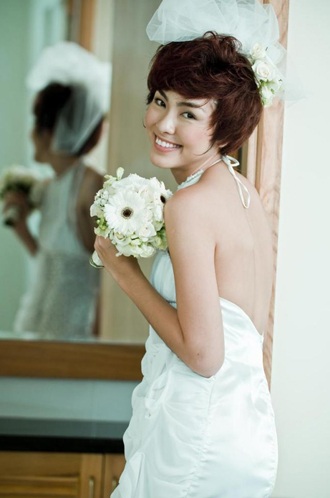Chùm ảnh: Tăng Thanh Hà làm cô dâu tóc ngắn - 8 Chùm ảnh: Tăng Thanh Hà làm cô dâu tóc ngắn - 8