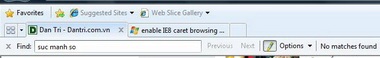 Internet Explorer 8 RC1 - cải thiện tính tương thích nhưng chưa đủ - 3 Internet Explorer 8 RC1 - cải thiện tính tương thích nhưng chưa đủ - 3