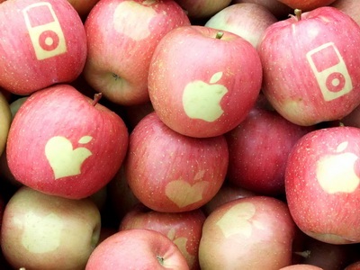 Chùm ảnh: Sáng tạo... cùng logo quả táo của Apple - 7 Chùm ảnh: Sáng tạo... cùng logo quả táo của Apple - 7