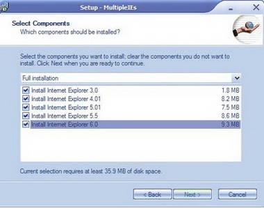 Cài đặt nhiều phiên bản Internet Explorer  - 1