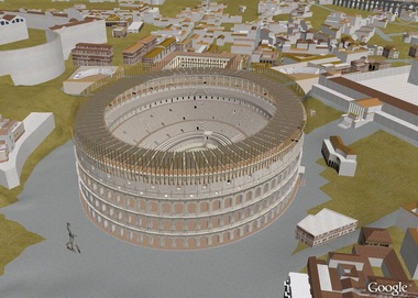 Google Earth đưa khách du lịch thăm thành Rome cổ đại - 1