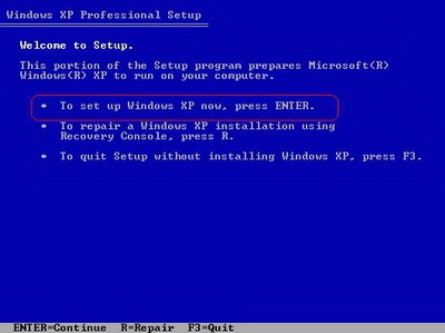 Sửa chữa Windows XP bằng cách cài đặt lại ở chế độ Repair - 2 Sửa chữa Windows XP bằng cách cài đặt lại ở chế độ Repair - 2