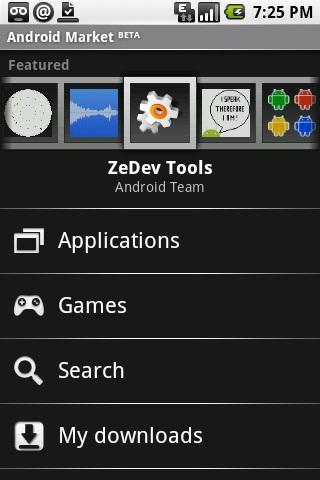 Google Android Market đối đầu trực tiếp với Apple Store - 1 Google Android Market đối đầu trực tiếp với Apple Store - 1