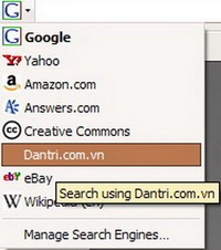 Tận dụng sức mạnh tìm kiếm web trên Firefox - 3 Tận dụng sức mạnh tìm kiếm web trên Firefox - 3