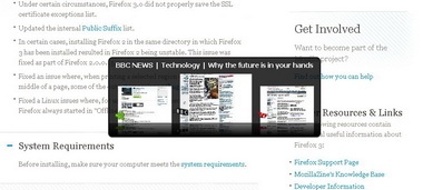 Ấn tượng duyệt web qua tab trên Firefox 3.1 - 1 Ấn tượng duyệt web qua tab trên Firefox 3.1 - 1