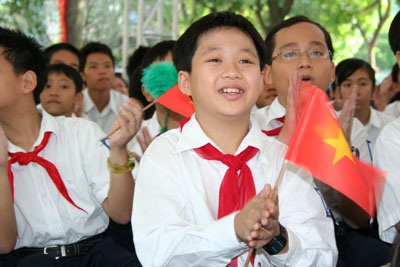 Chủ tịch nước dự khai giảng năm học mới - 4