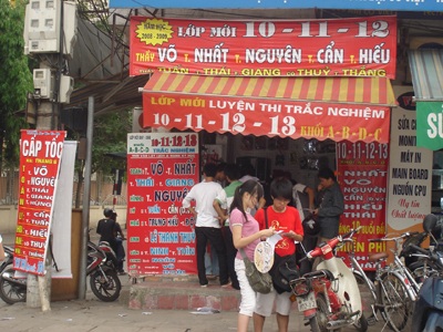 “Vắng hoe” luyện thi cấp tốc - 1
