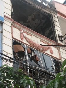 Hà Nội: Cháy đại lí ga, 2 người bị bỏng nặng - 1