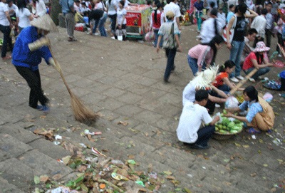 Rác “tập kích” lễ hội đền Hùng - 3