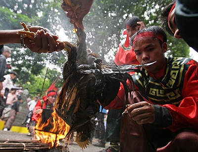 Độc đáo cuộc thi thổi cơm, luộc gà - 5 Độc đáo cuộc thi thổi cơm, luộc gà - 5