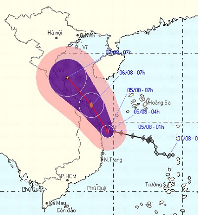 Bão số 2 ảnh hưởng trực tiếp từ Bình Định đến Quảng Trị  - 1