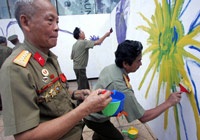 Tô màu bức tranh dài nhất Việt Nam - 1