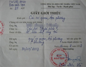 Giả mạo giấy tờ cơ quan trung ương để lừa đảo? - 1