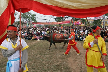 Vua đi cày trong lễ hội tịch điền Đọi Sơn - 7
