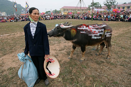 Vua đi cày trong lễ hội tịch điền Đọi Sơn - 5
