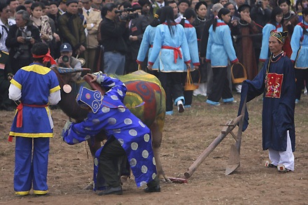 Vua đi cày trong lễ hội tịch điền Đọi Sơn - 14