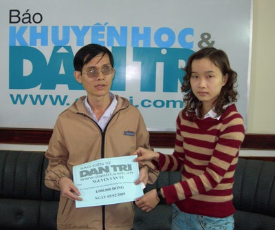 Quỹ Nhân ái đến với chàng trai khiếm thị Nguyễn Văn Tý - 1