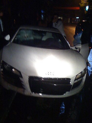 Siêu xe Audi R8 gặp nạn trên đường Hà Nội - 3