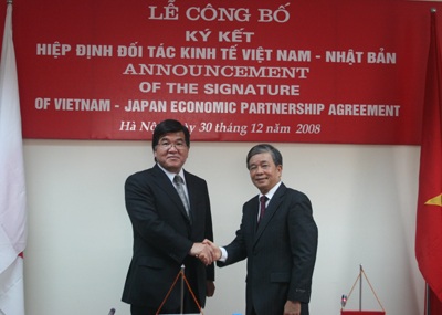 Hình thành khu vực thương mại tự do song phương Việt - Nhật - 1 Hình thành khu vực thương mại tự do song phương Việt - Nhật - 1
