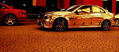 Xe Mercedes C63 AMG mạ crôm - 2 Xe Mercedes C63 AMG mạ crôm - 2