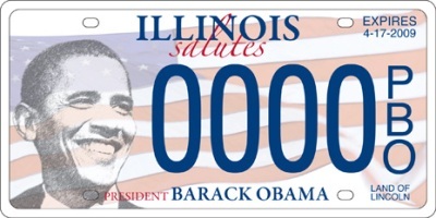 Bán biển đăng ký có hình tổng thống Mỹ - 1