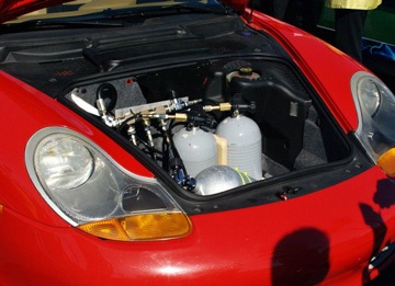 Porsche Boxster chạy bằng khí nén - 1 Porsche Boxster chạy bằng khí nén - 1